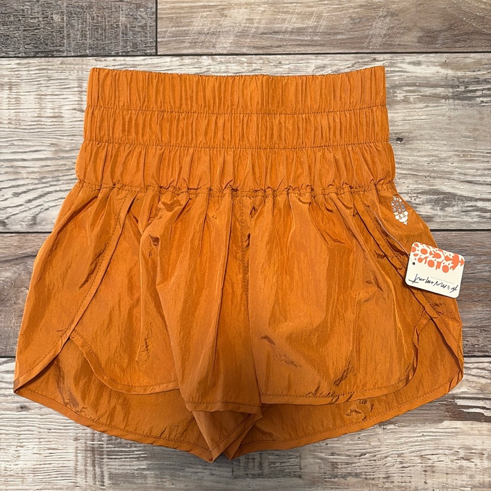 NWT FP Movement Free People The Way Home Shorts Copper Brown XS